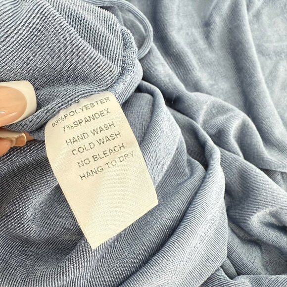 JLUXLABEL Womens Cowl Neck Ruched Maxi Dress - Picture 6 of 14